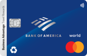 Bank of America® Business Advantage Travel Rewards World Mastercard® credit card